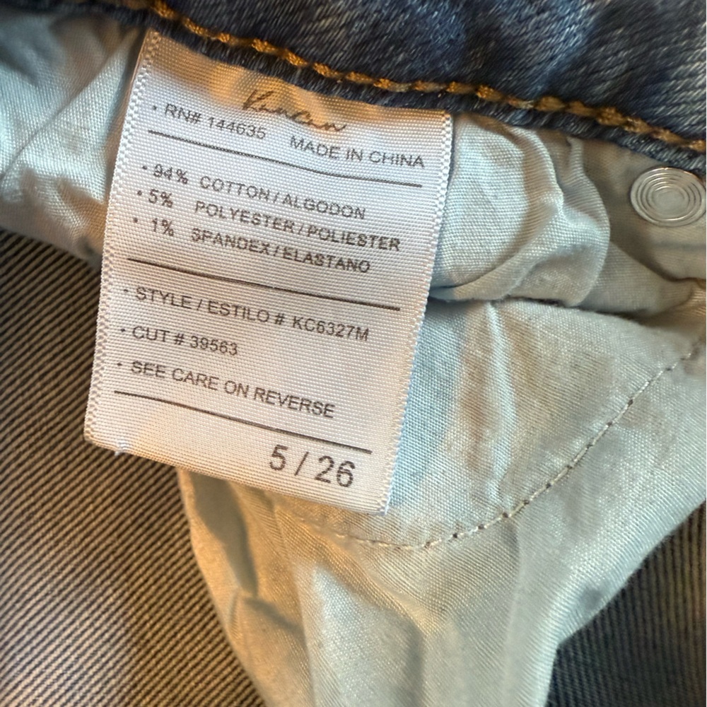 KanCan SIZE 26 Estilo Light Blue Distressed Slim Fit Bootcut Jeans - Picture 5 of 11
